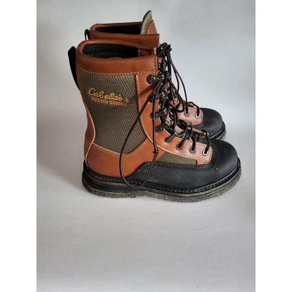 Cabelas Master Guide Fly Fishing Boots Felt Bottom Wading 7 Men\'s 80042332 main image 8
